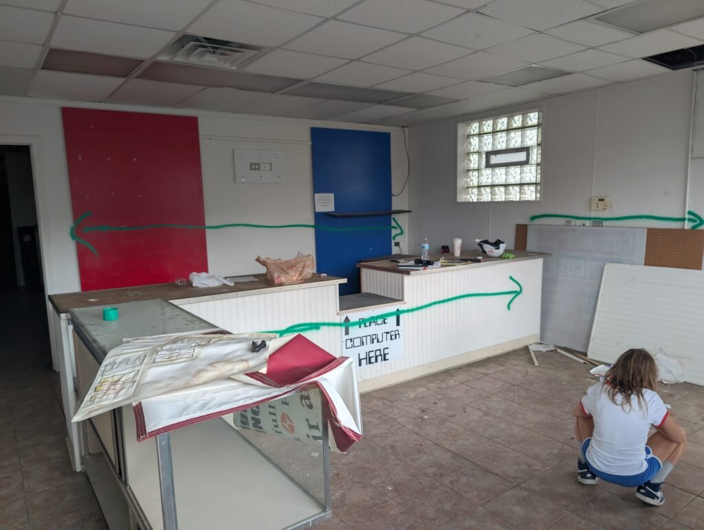 storefront interior demolition
