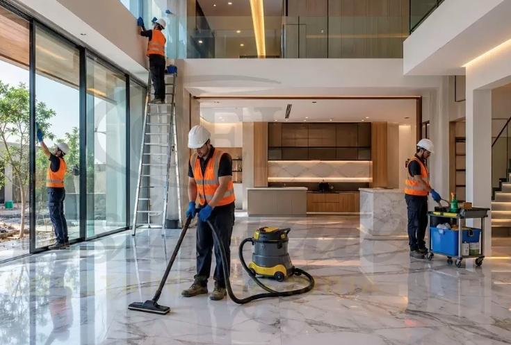 post-construction cleanup in Oak Lawn