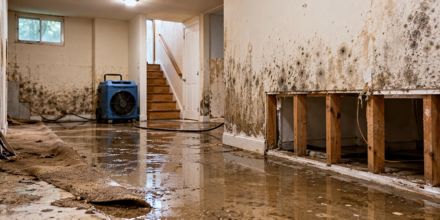 Flooded Basement Cleanup